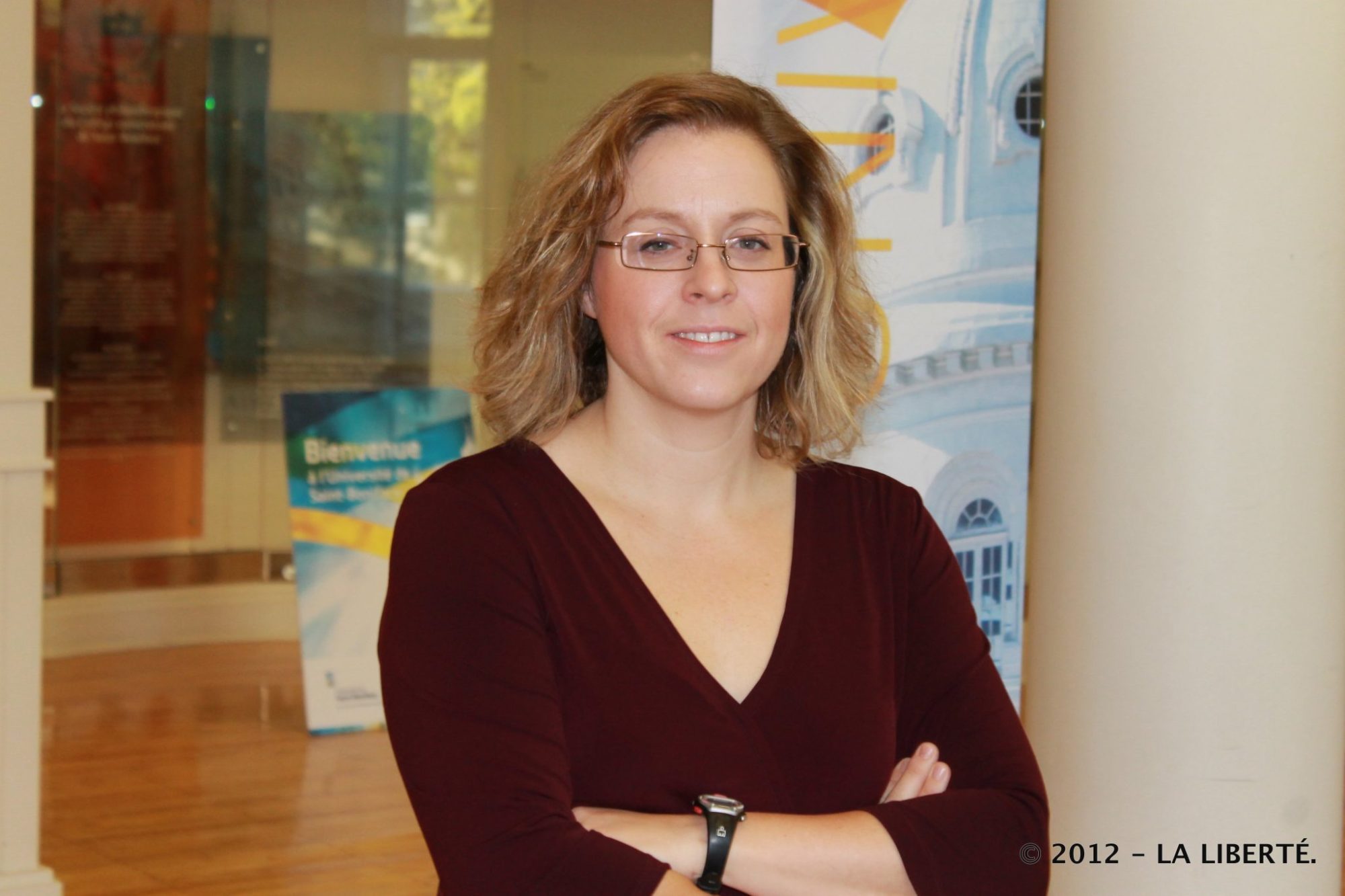 Aileen Clark la Division de l’éducation permanente et du Service de perfectionnement linguistique de l’Université de Saint-Boniface.