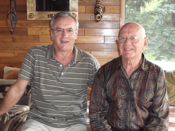 Roger Bilodeau et Vaughan Baird en août 2010.
