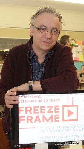 Pascal Boutroy, le cofondateur du Festival international de films pour enfants de tous âges Freeze Frame, invite enfants et adultes à élargir leurs horizons cinématographiques.