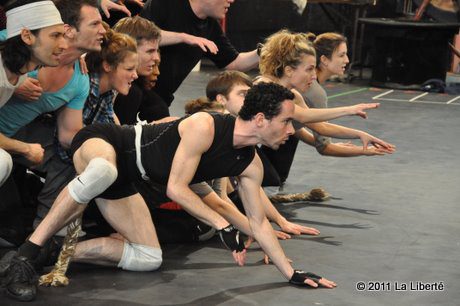 La troupe de la comédie musicale Cats