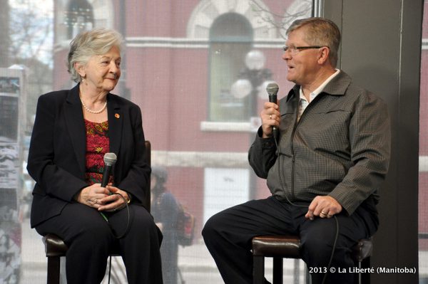 Maria Chaput et Don Plett. La Liberté (Manitoba)