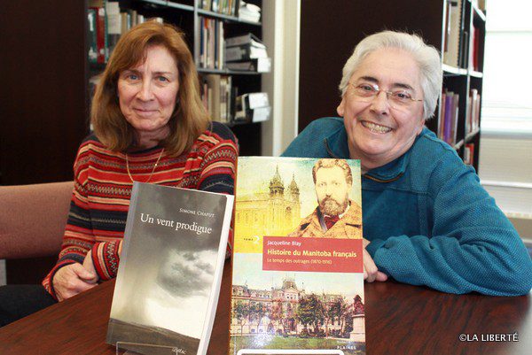 Simone Chaput et Jacqueline Blay ont mis la francophonie manitobaine à l’honneur avec leurs livres respectifs qui se sont vus attribuer un prix Champlain.