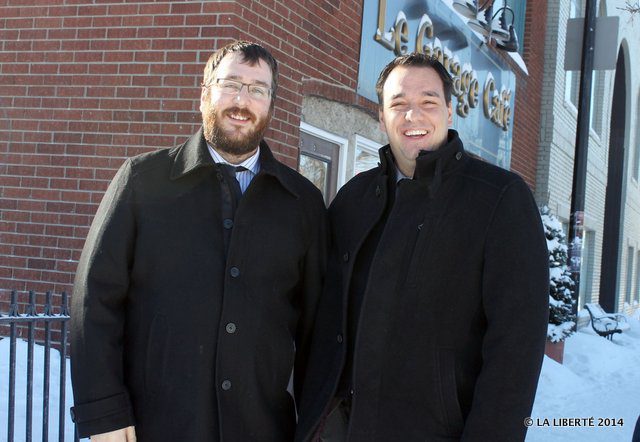 Marc Foidart et Robert Tétrault, les organisateurs du tournoi de hockey de rue Le Classique.