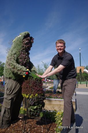 Loisirs Kevin Hunter dans le Nature playground