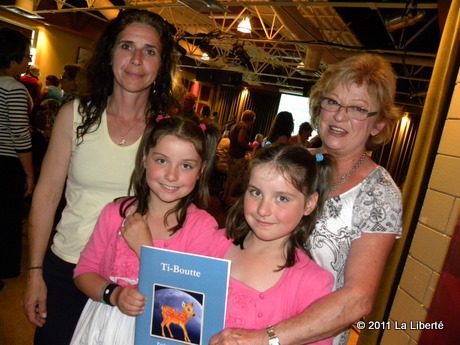 Gabrielle Desrosiers, Josianne Desrosiers-Gosselin, Jolaine Desrosiers-Gosselin et Paulette Gosselin ont vécu une aventure touchante, aujourd’hui partagée dans le livre Ti-Boutte, signé Paulette Gosselin.  