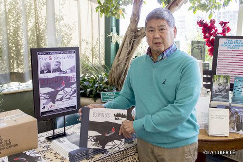 Le président de la Asian Heritage Society of Manitoba, Art Miki, lors d’un évènement à la librairie McNally Robinson dans le cadre du Mois du patrimoine asiatique.