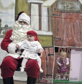 Première rencontre avec le Père Noël Première rencontre avec le Père Noël