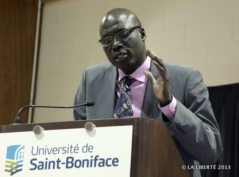 Le nouveau président de la Société franco-manitobaine, Mamadou Ka.