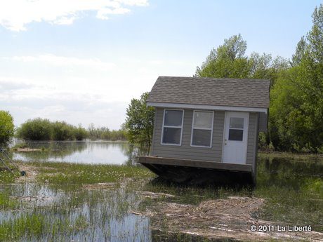 Inondations printanières St-Laurent - Twin Lakes