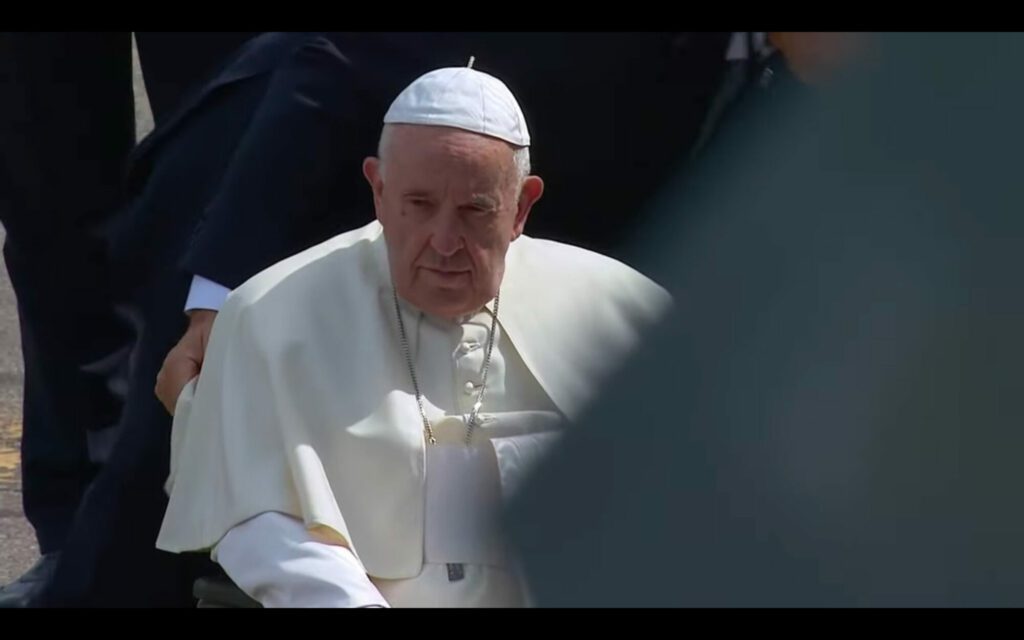 Le pape François.
