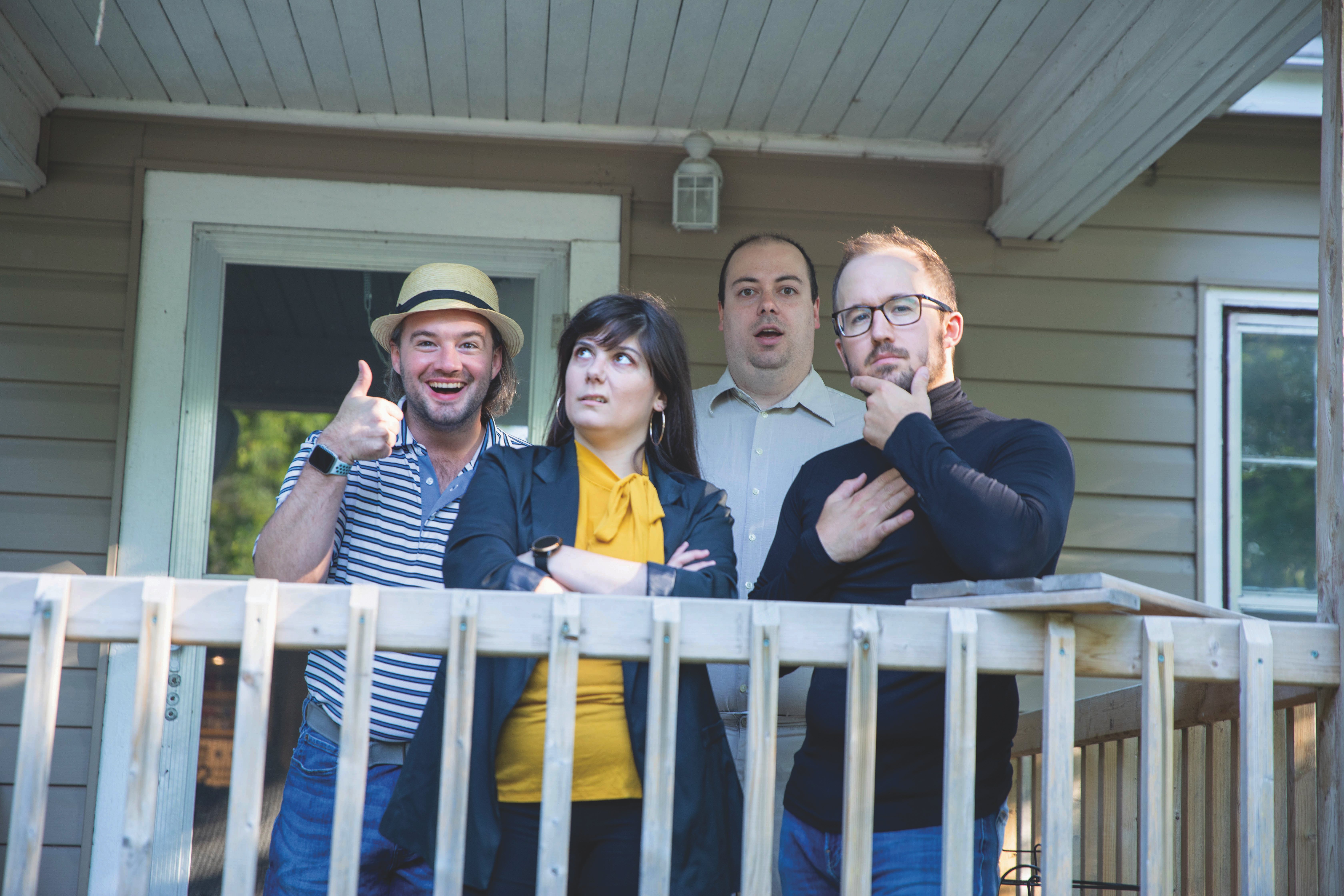 Tim Coates, Sara Clément, Stéphane Grégoire et Alex Coates