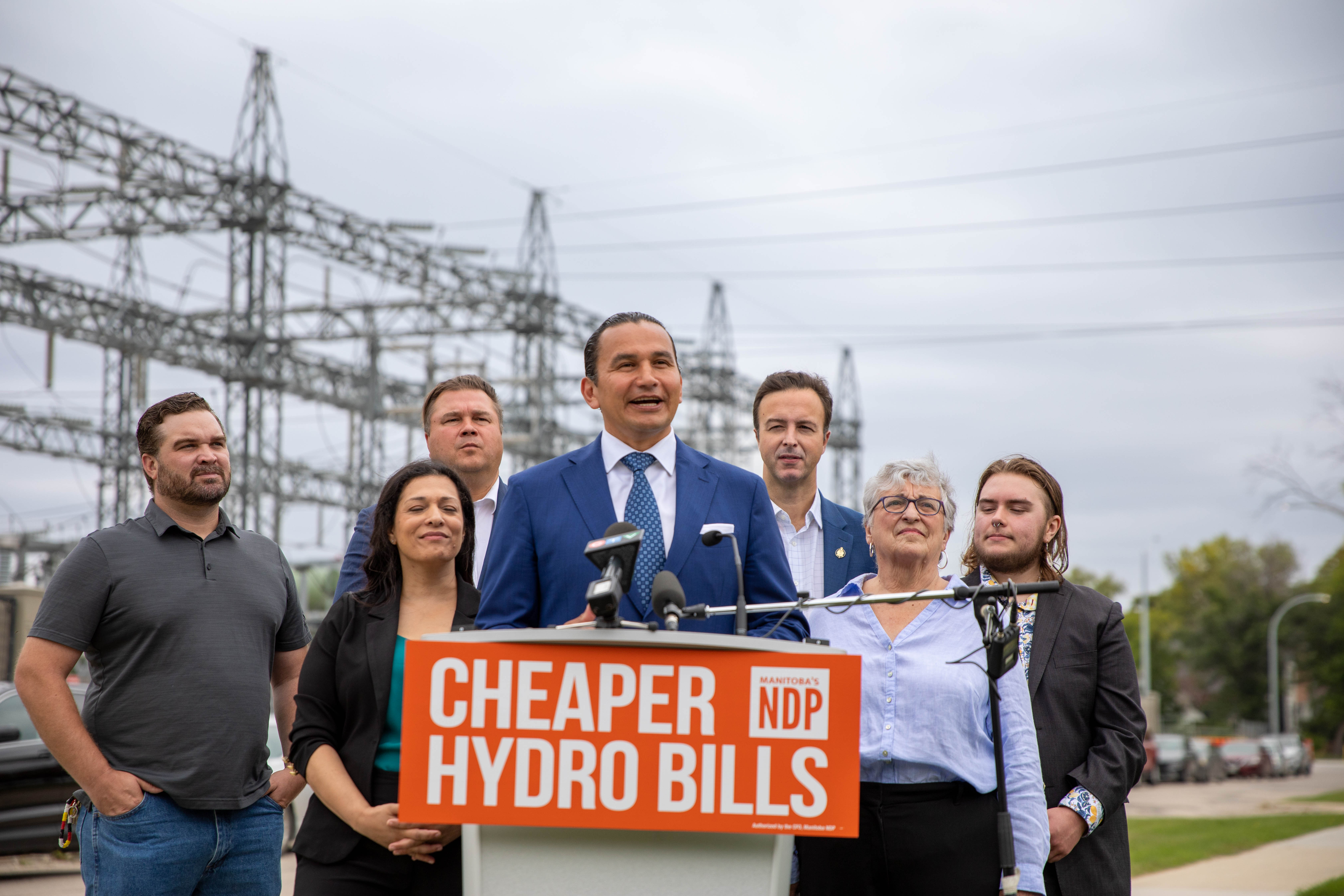Wab Kinew chef du NPD. (Photo : Raphaël Boutroy)