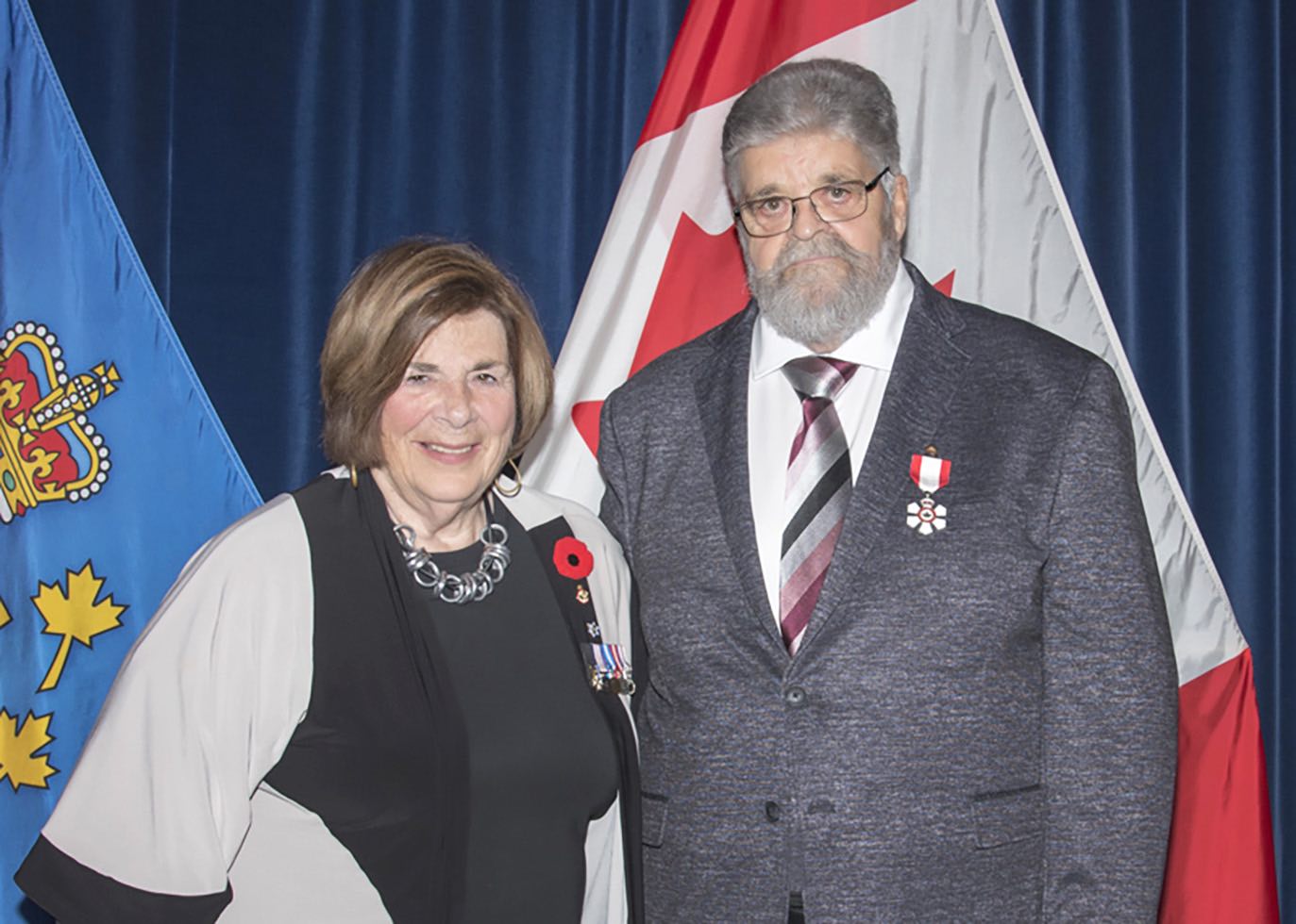 Léo Robert accompagné d’Anita Neville