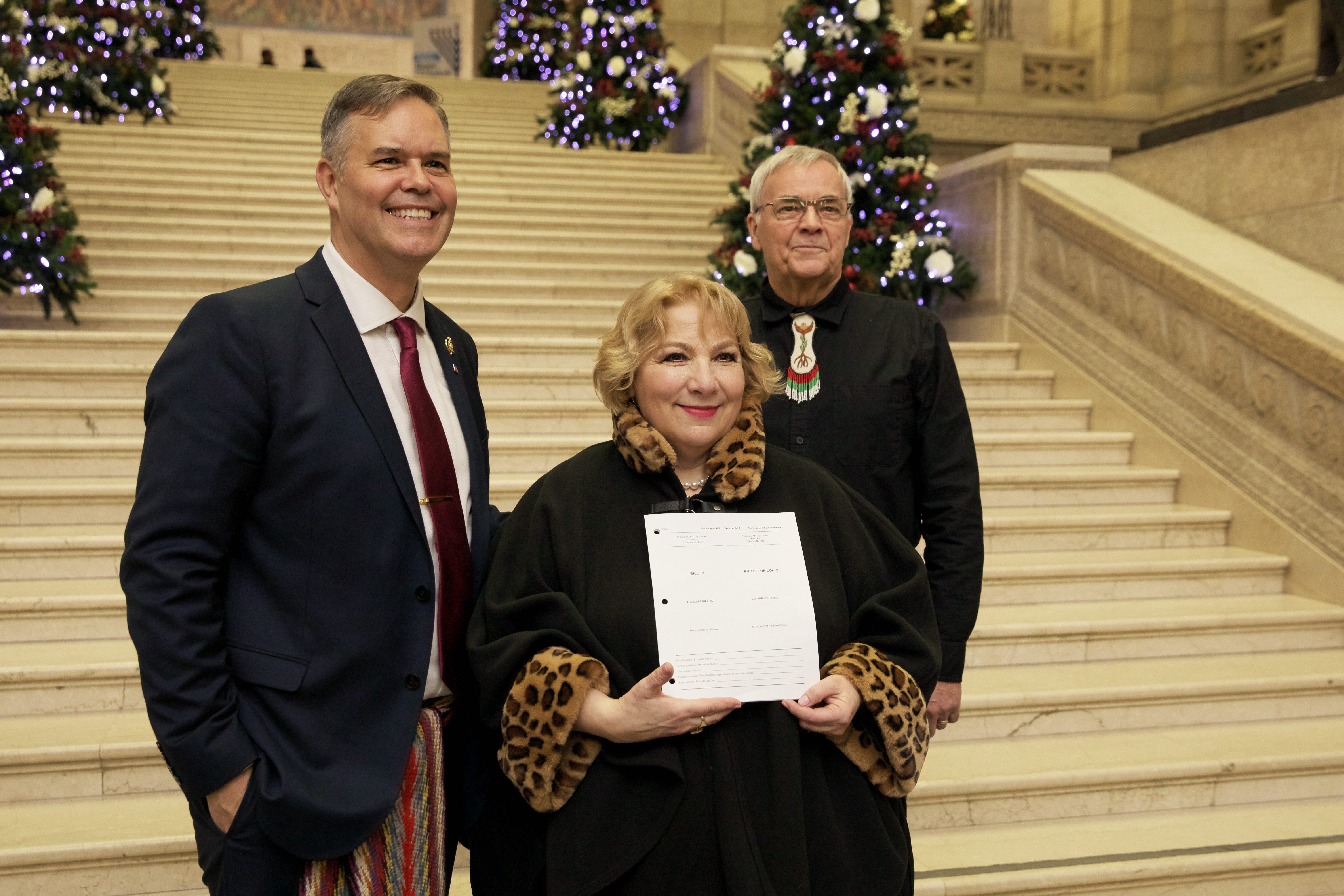 Robert Loiselle, Paulette Duguay et David Dandeneau.