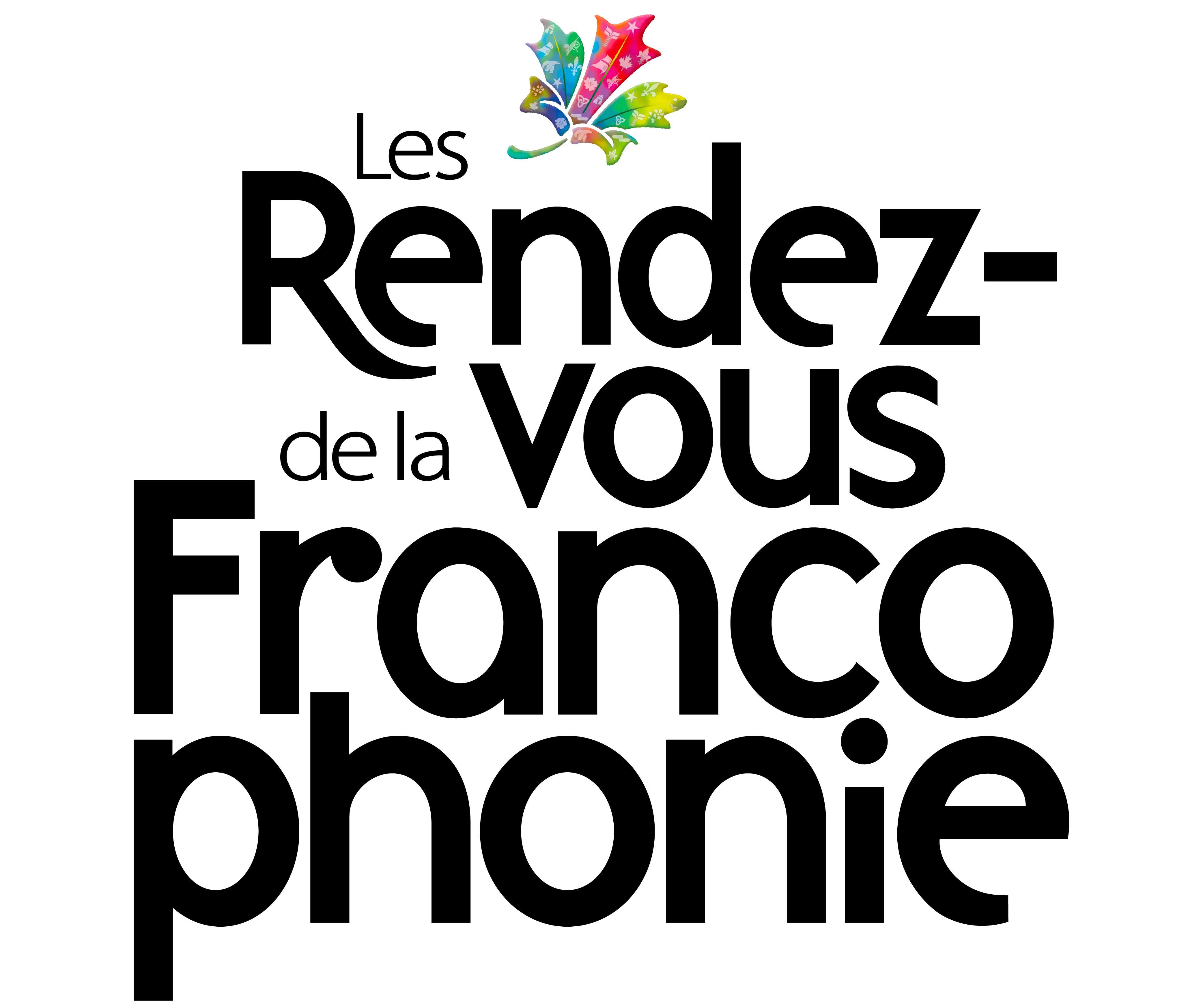 Logo des Rendez-vous de la Francophonie. 