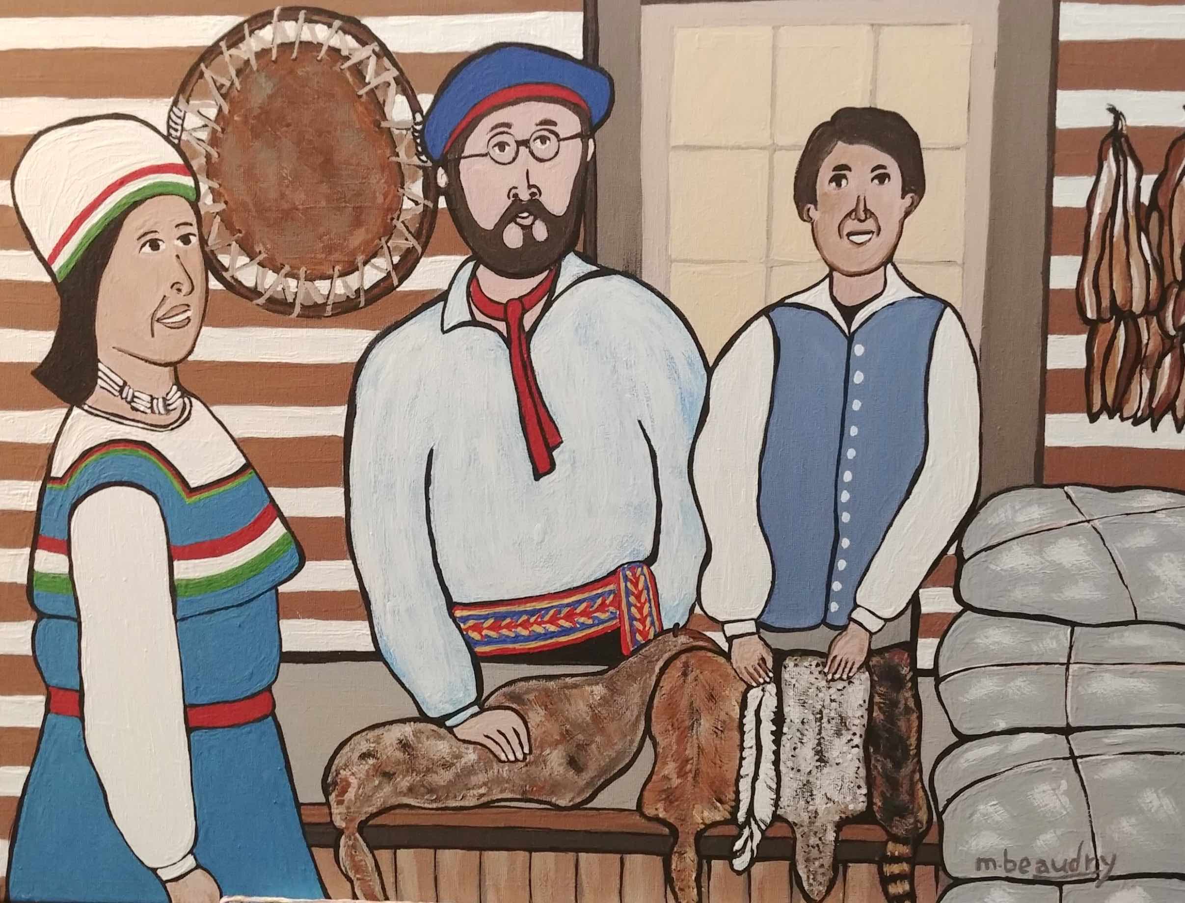 La cabane de fourrures par Marc Beaudry.