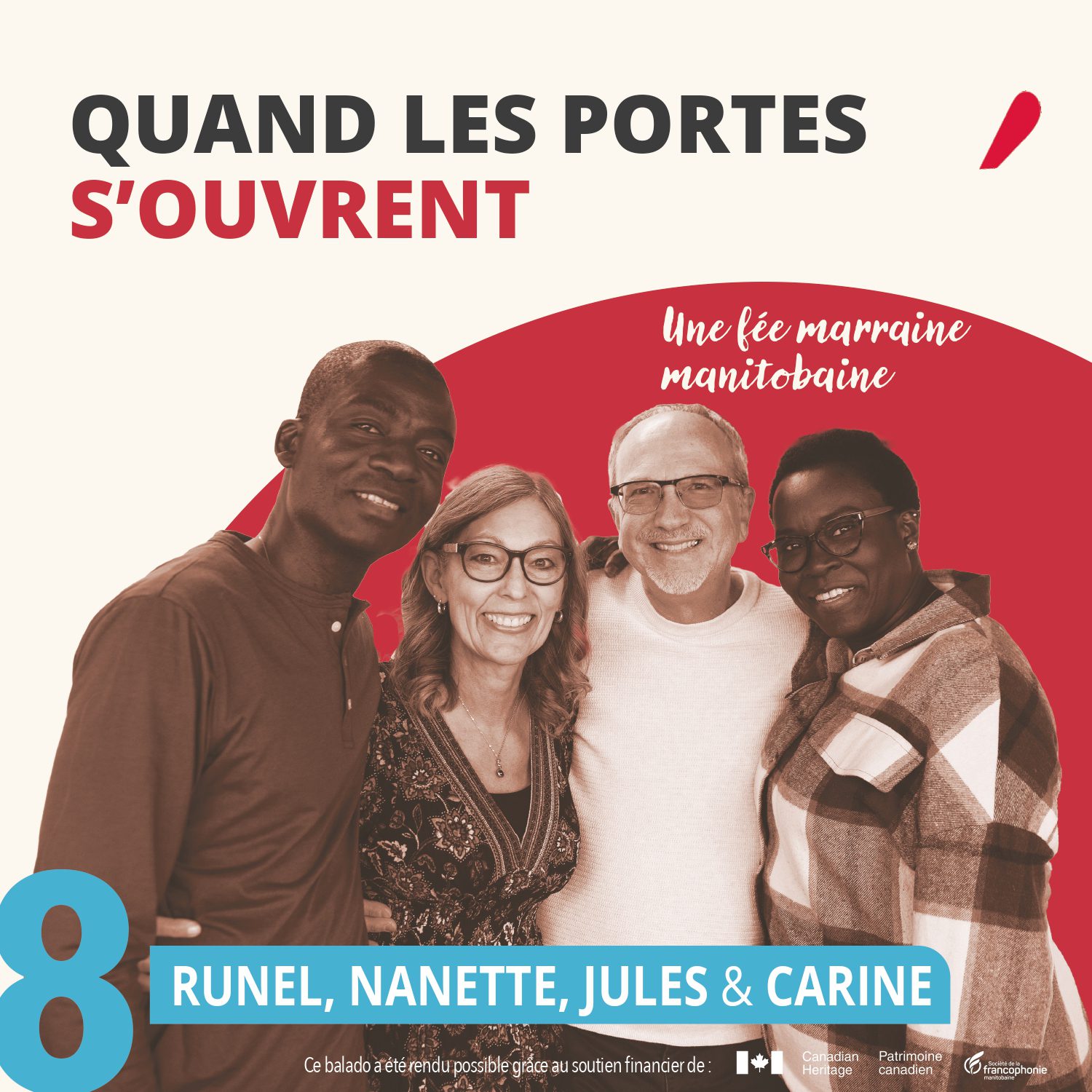 8 — RUNEL, NANETTE, JULES & CARINE