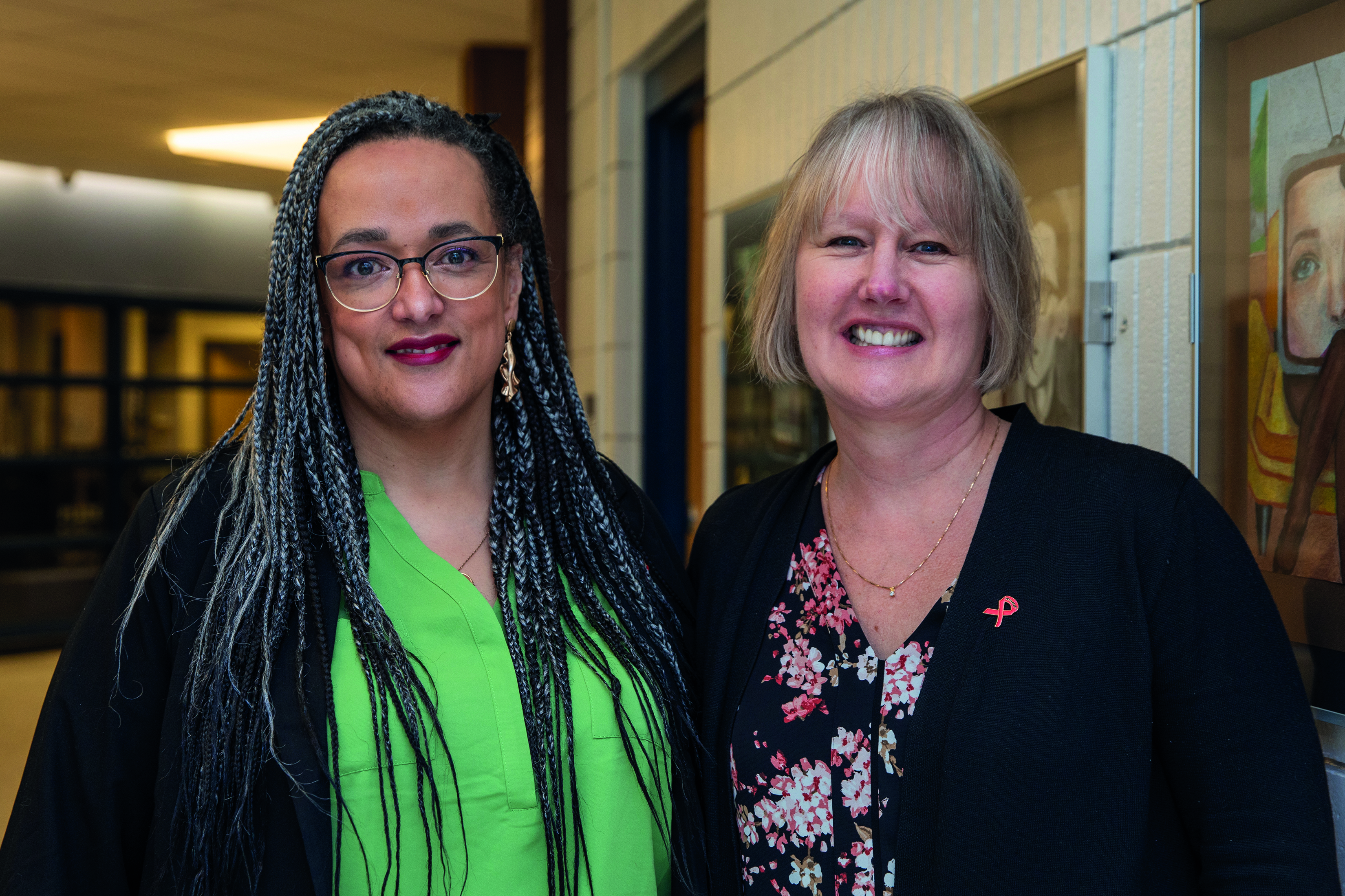 Tanya Hansen Pratt, présidente nationale de MADD et Dawn Regan, cheffe des opérations. (Photo : Marta Guerrero)