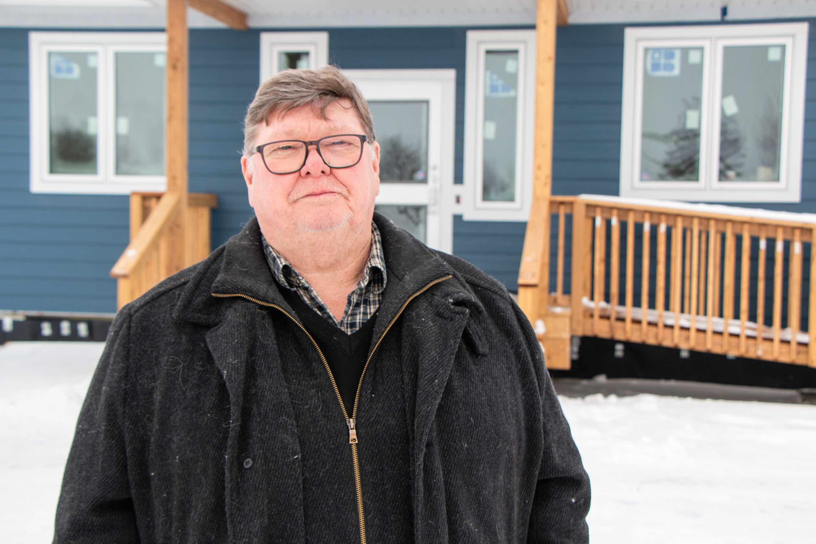 Graham Pollock est le vice-président de Steinbach and Area Animal Rescue. (photo : Hugo Beaucamp)