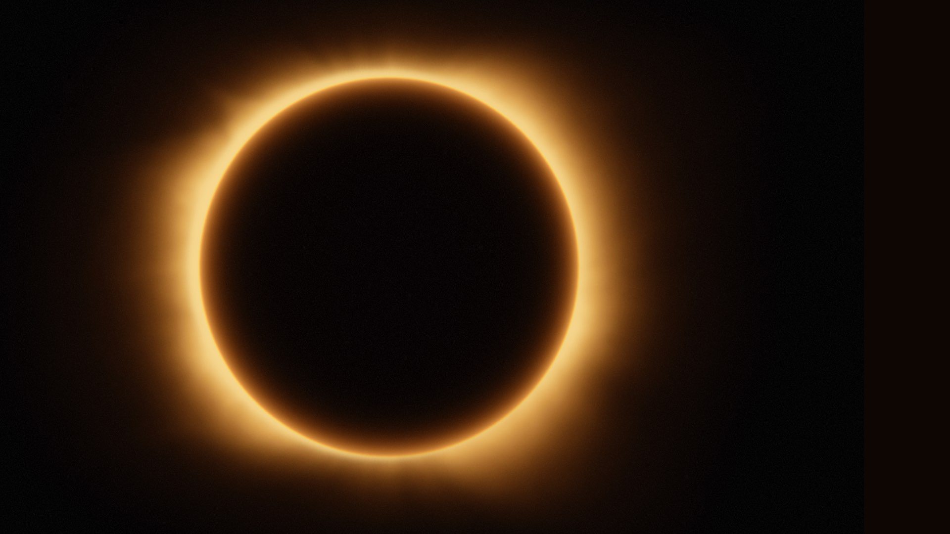 Vue d’artiste d’une éclipse solaire totale.