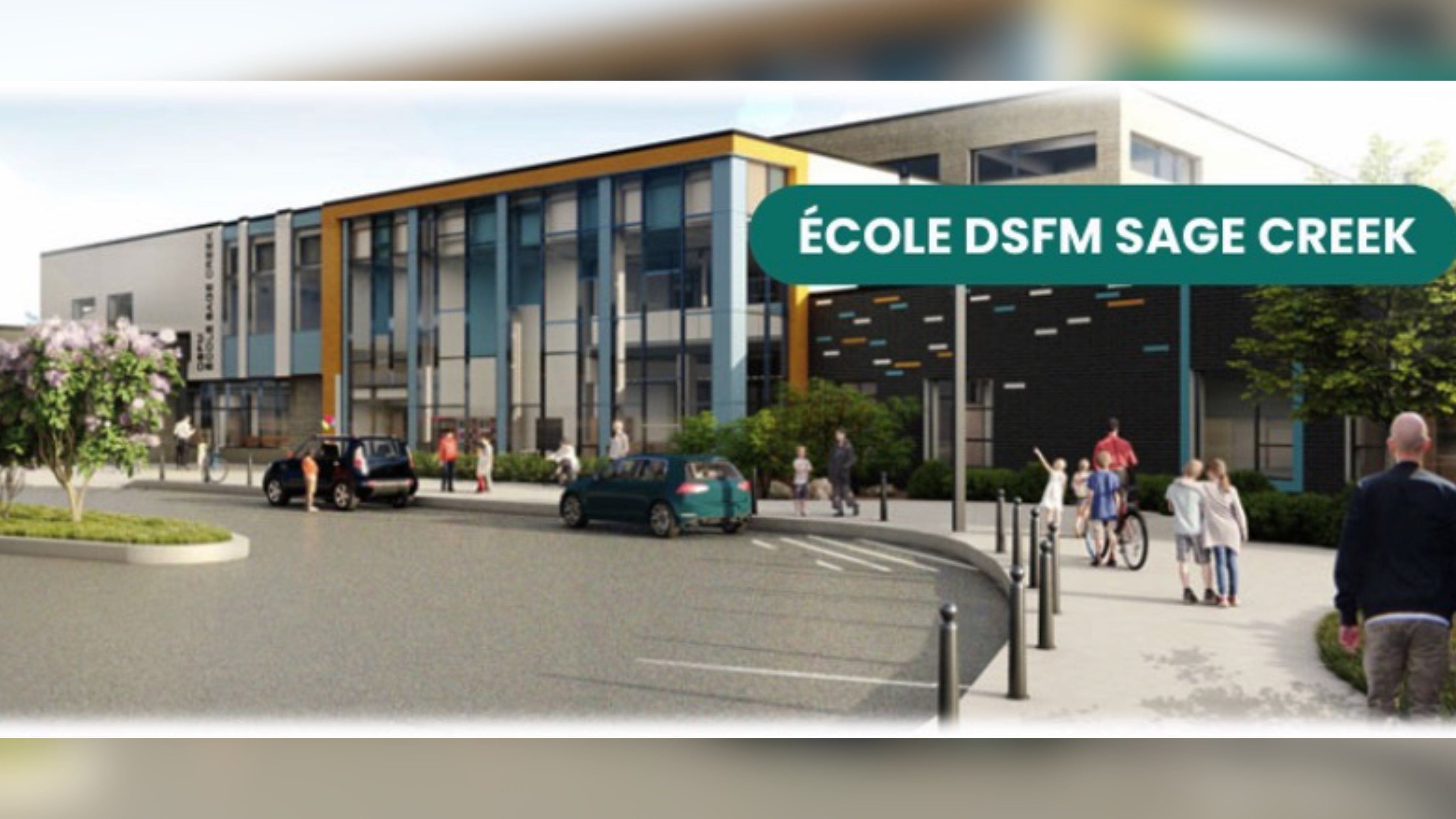 L'ouverture de l'école Sage Creek est prévue pour la rentrée 2025. (Photo : gracieuseté : DSFM)
