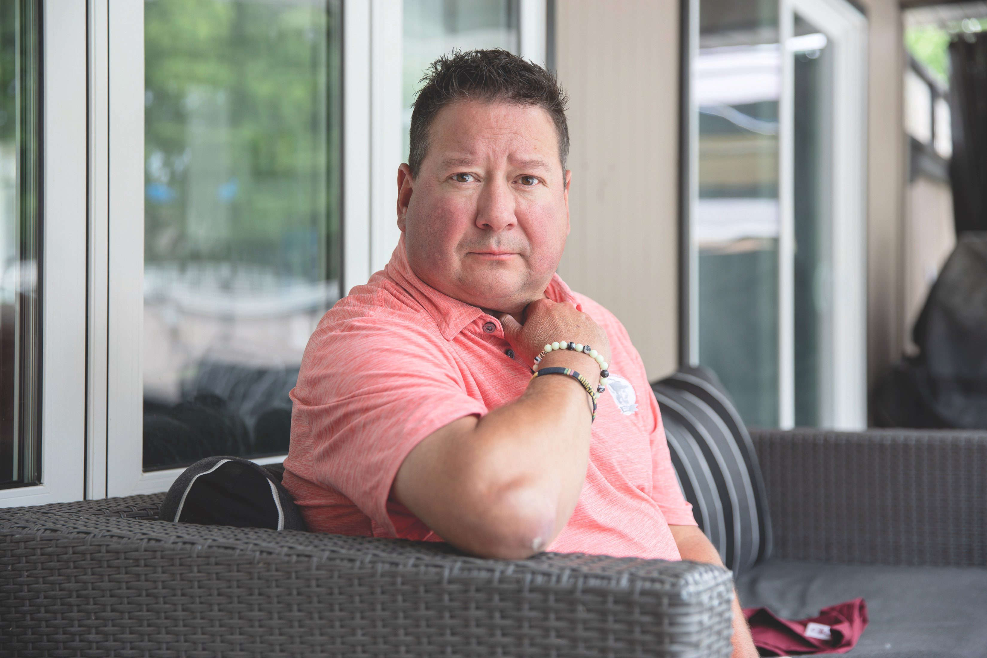 Ivan Normandeau est le préfet de La Broquerie. (photo : Marta Guerrero)
