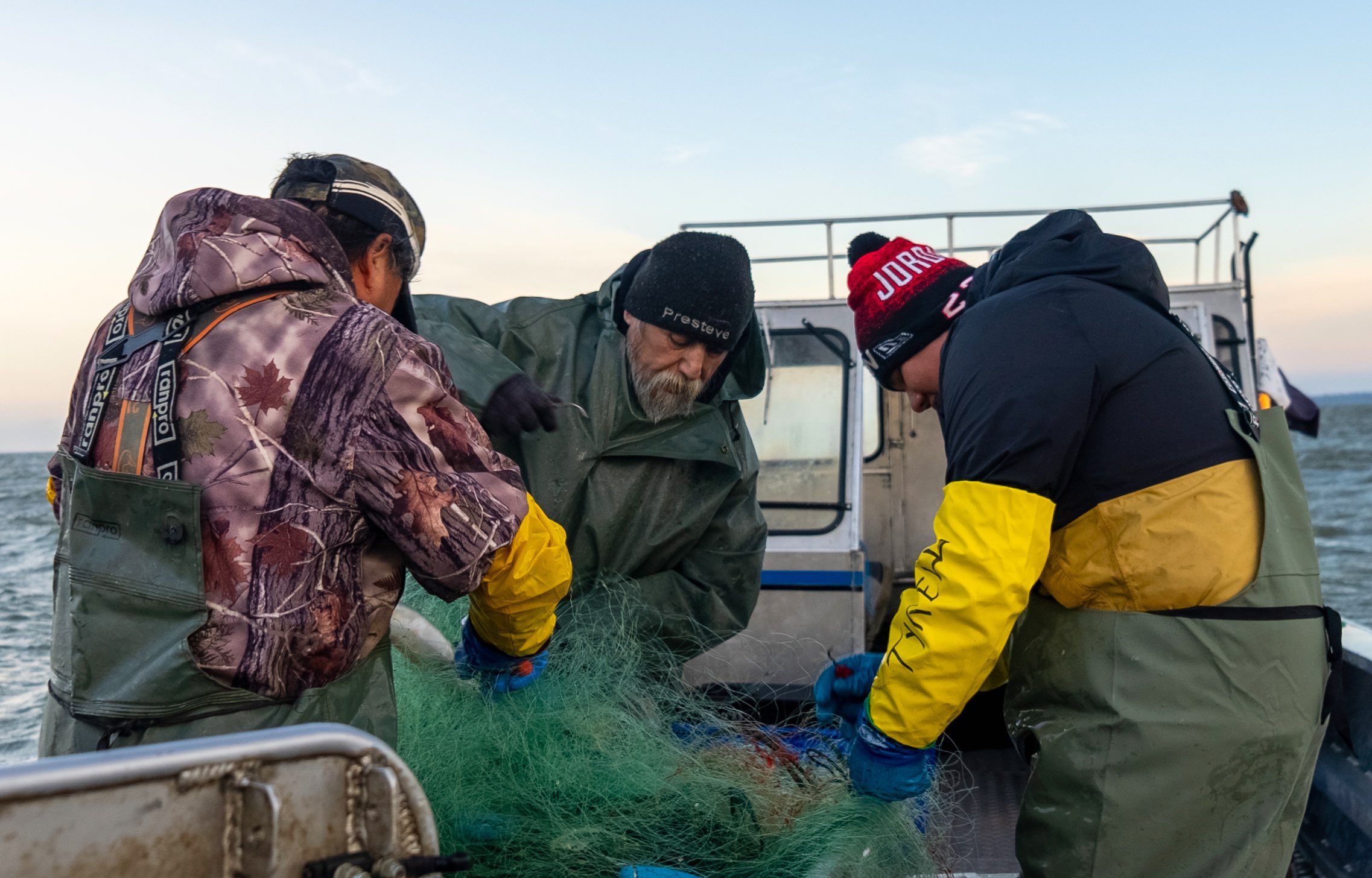 Chaque année, l'industrie de la pêche commerciale au filet au Manitoba produit environ 13 millions de kg de poisson d'eau douce. (photo : gracieuseté Emily Kroft)