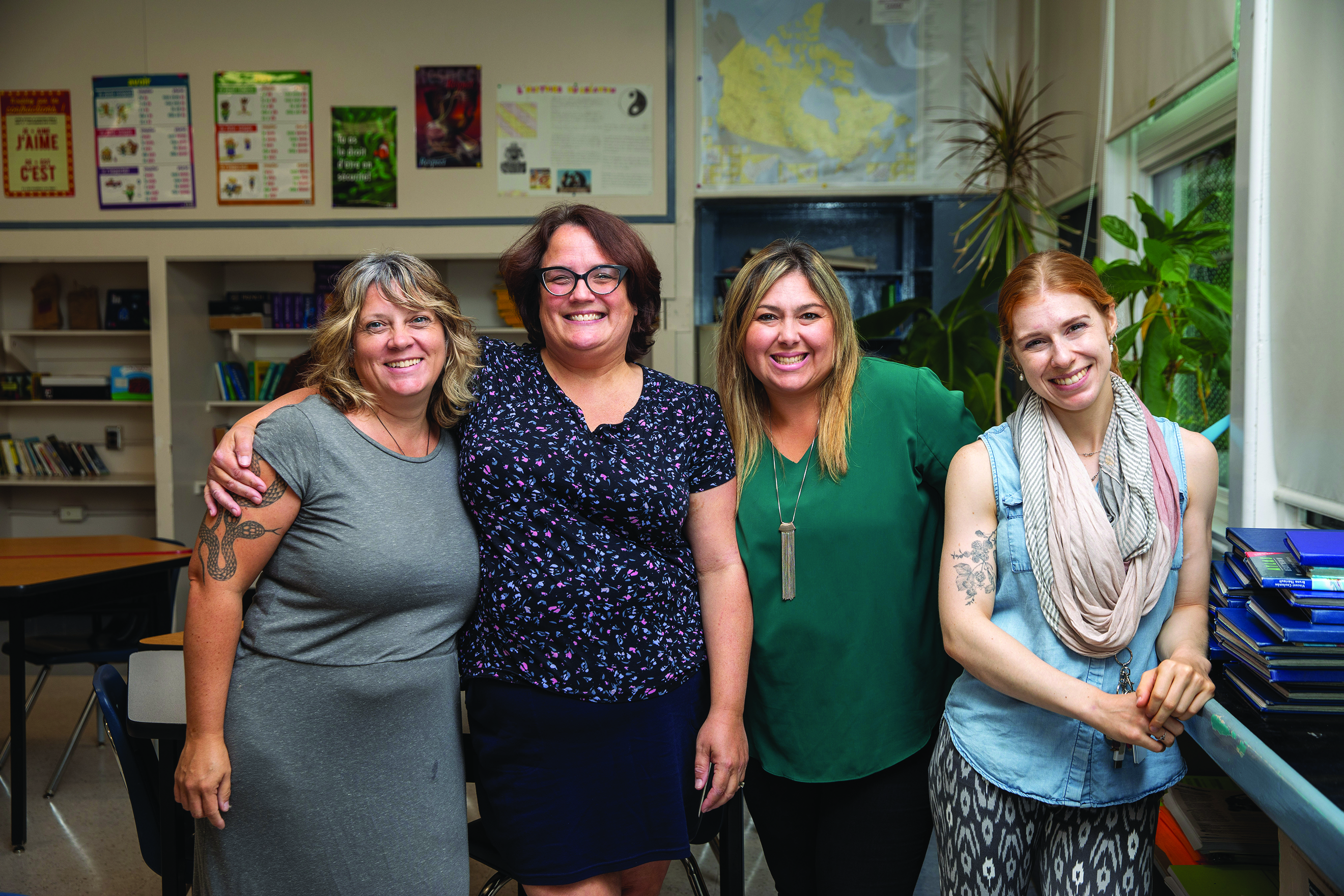 Chantal Phaneuf, Katerine Abra, Paula Sasdelli, et Kieran Lloyd