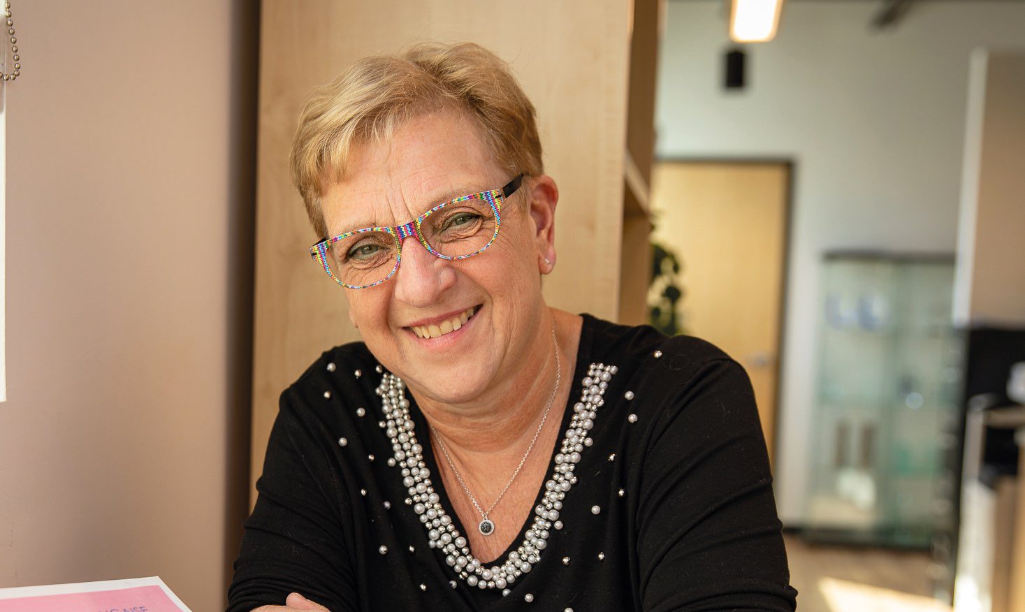 Brigitte Arondel-Parent présente un atelier qui s'appelle : L'Alzheimer, dépassons les stéréotypes. (photo : Archives La Liberté