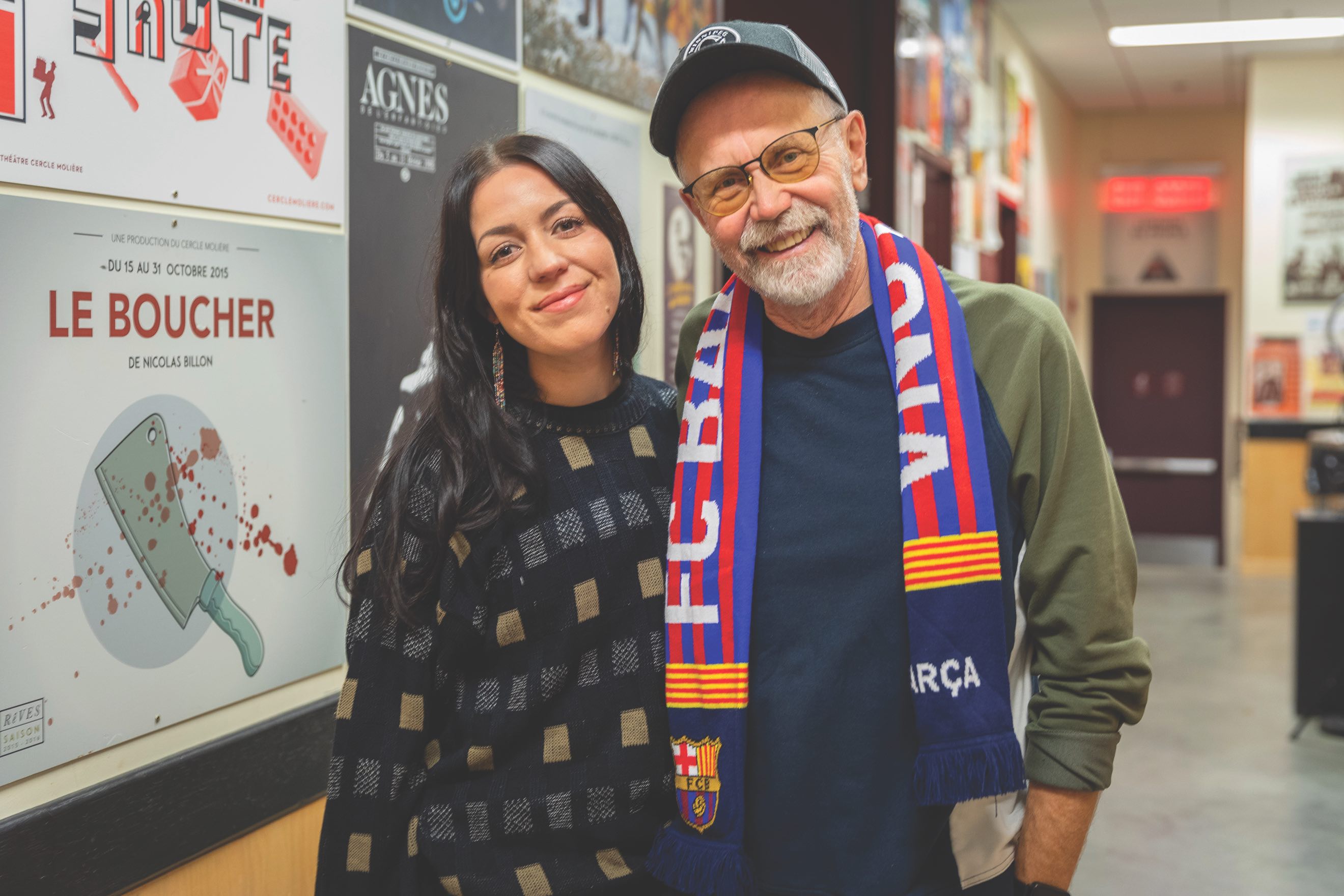 Katrine Deniset et Philippe Habeck, comédiens dans la pièce de Bertrand Nayet.