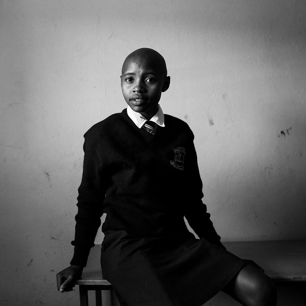 Nthabiseng Thuela du Lesotho, c'est l'un des portraits de cette exposition.