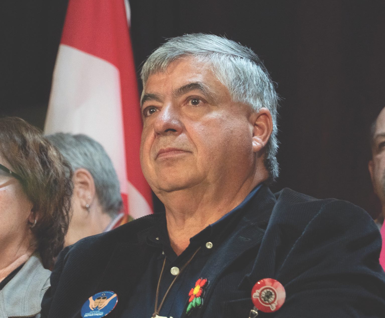 André Carrier, ministre responsable de la langue française à la FMM.