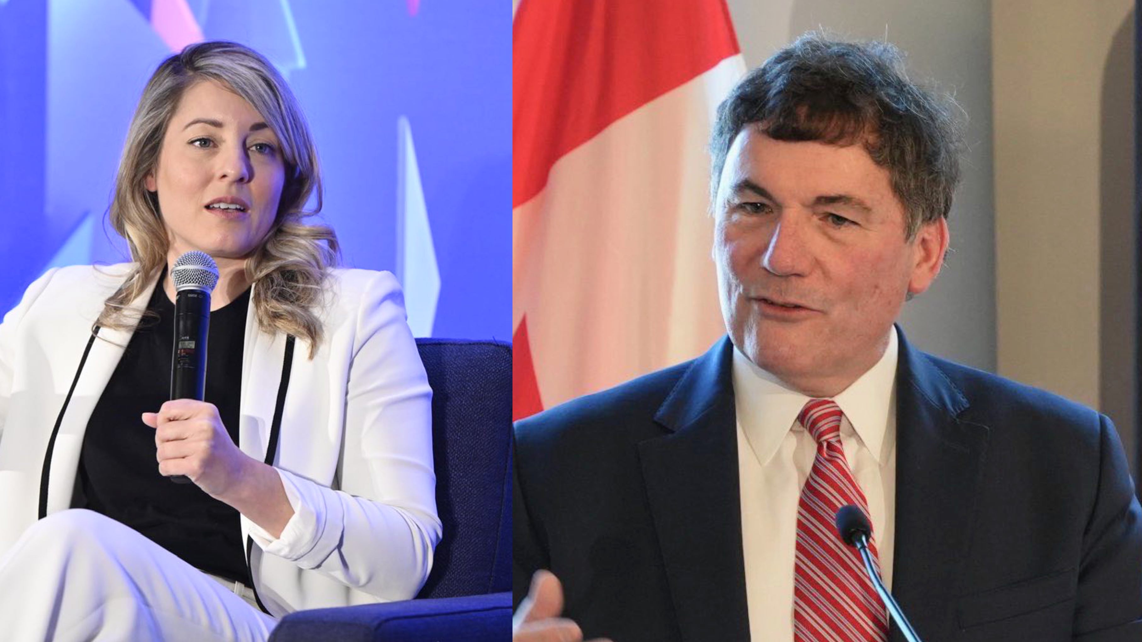 La ministre des Affaires étrangères Melanie Joly et le ministre des Finances Dominic LeBlanc ont fait le déplacement jusqu’en Floride.