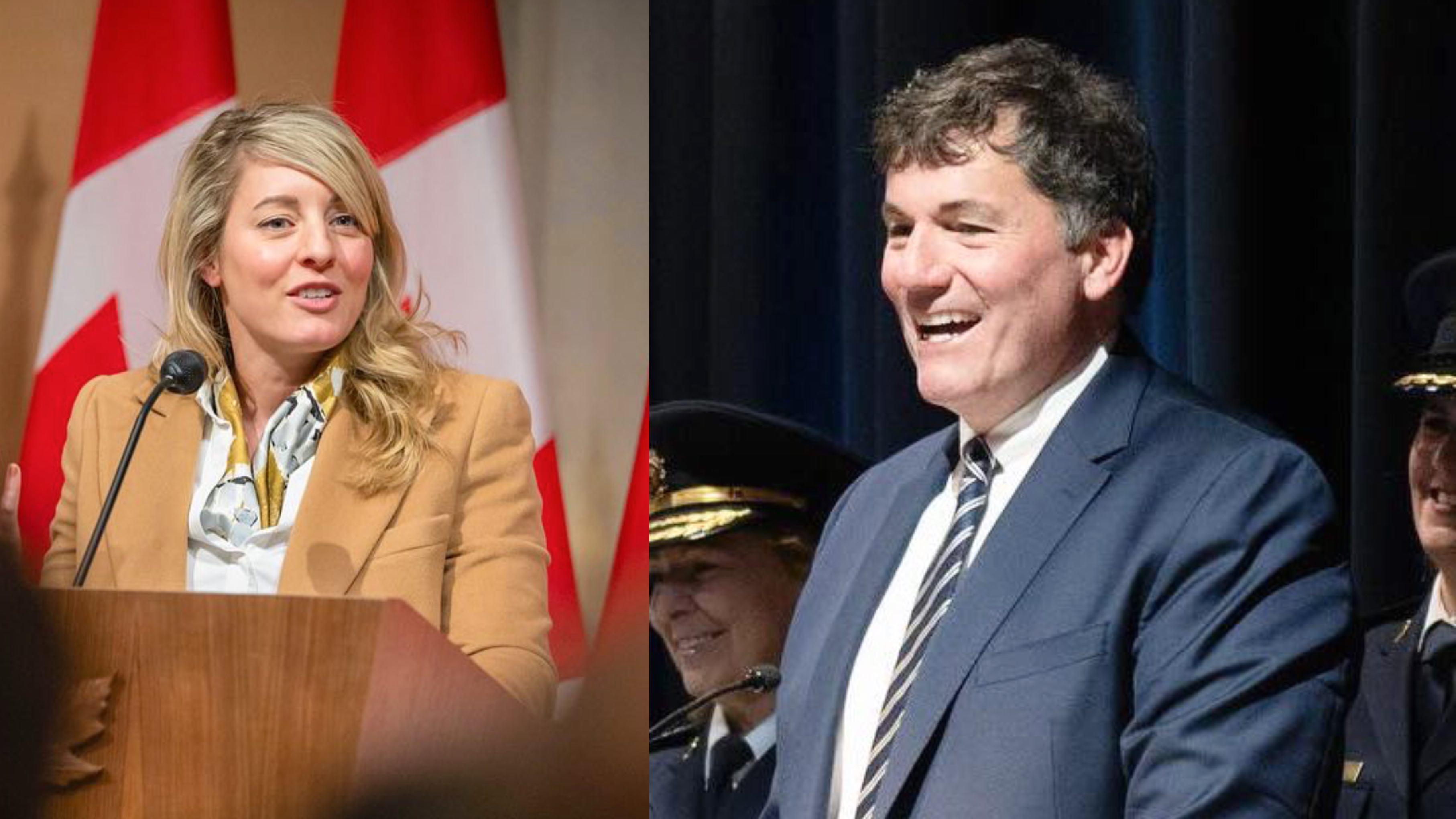 La ministre des Affaires étrangères Melanie Joly et le ministre des Finances Dominic LeBlanc ont fait le déplacement jusqu’en Floride.