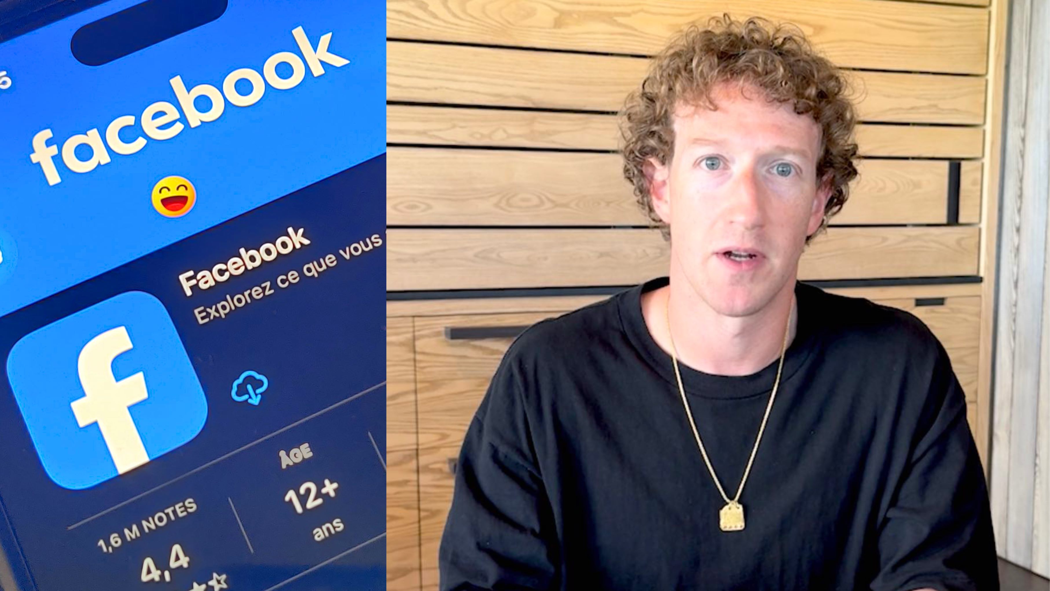 Le patron de Meta Mark Zuckerberg a dévoilé plusieurs changements sur ses plateformes, notamment sur Facebook. (photomontage : La Liberté, capture d'écran site web Meta, More Speech and Fewer Mistakes)