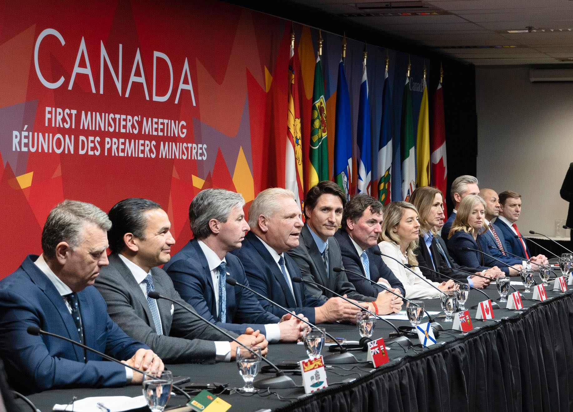 Justin Trudeau a rencontré ce mercredi les premiers ministres des provinces et des territoires.