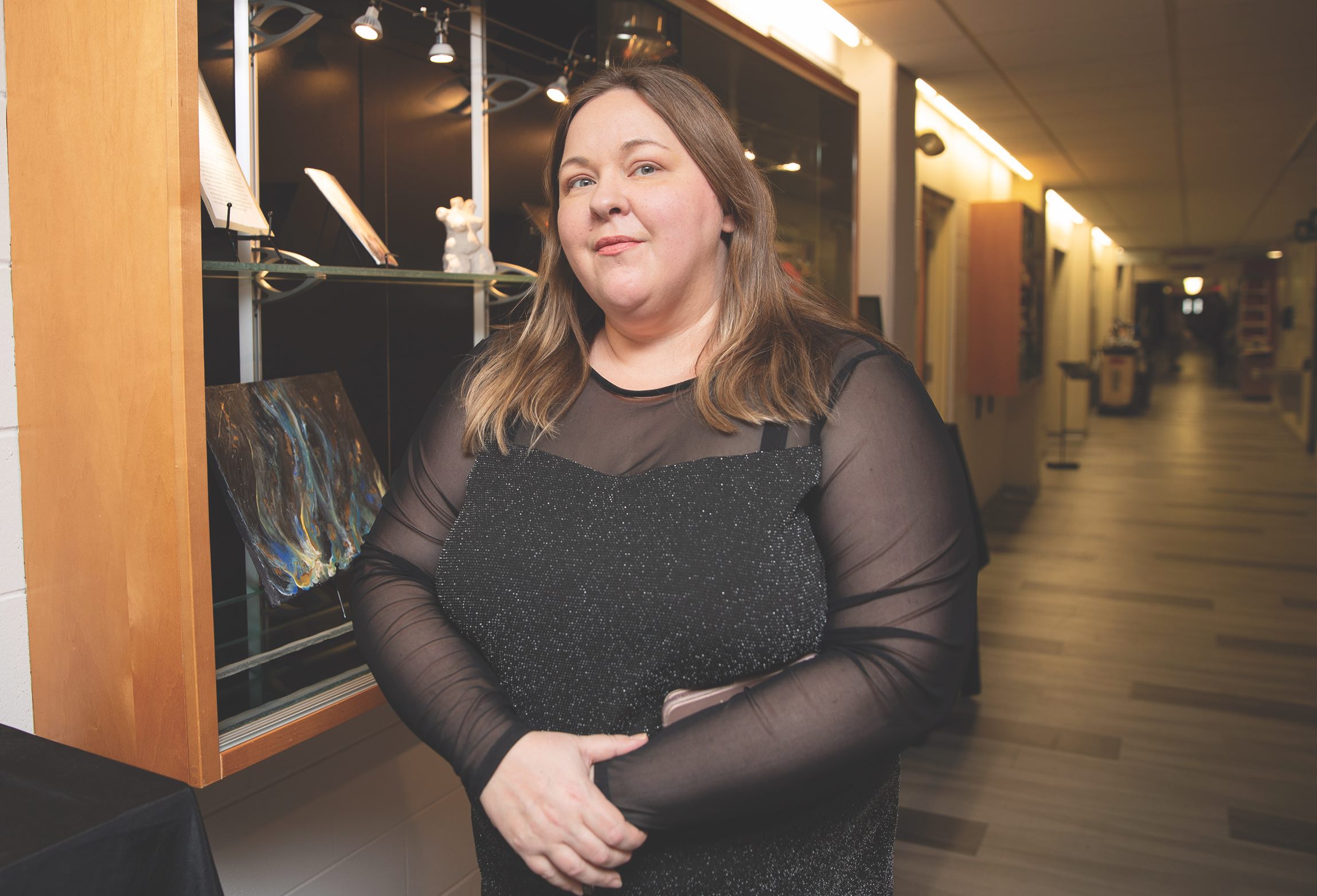 L’exposition, coordonnée par Aline Fréchette Halischak, a ouvert ses portes len14 janvier dernier dans la galerie de l’USB.