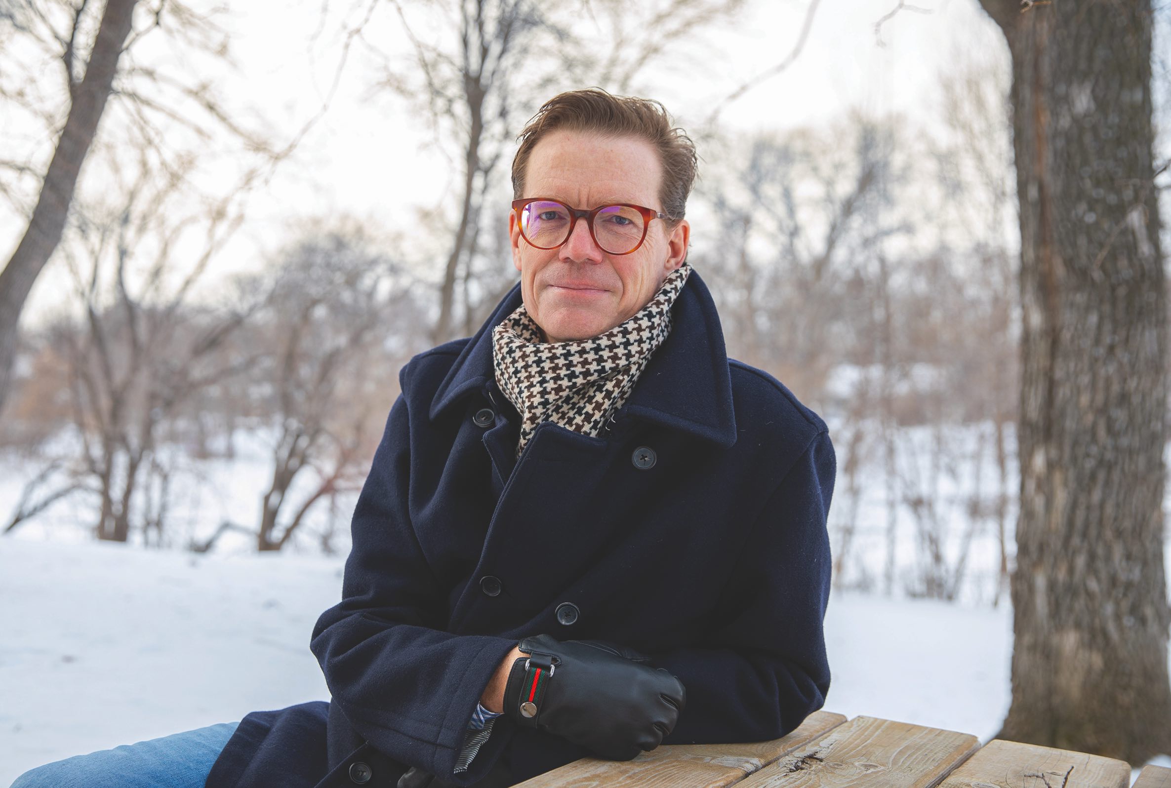 Stephan Hardy, président du collectif LGBTQ* du Manitoba.