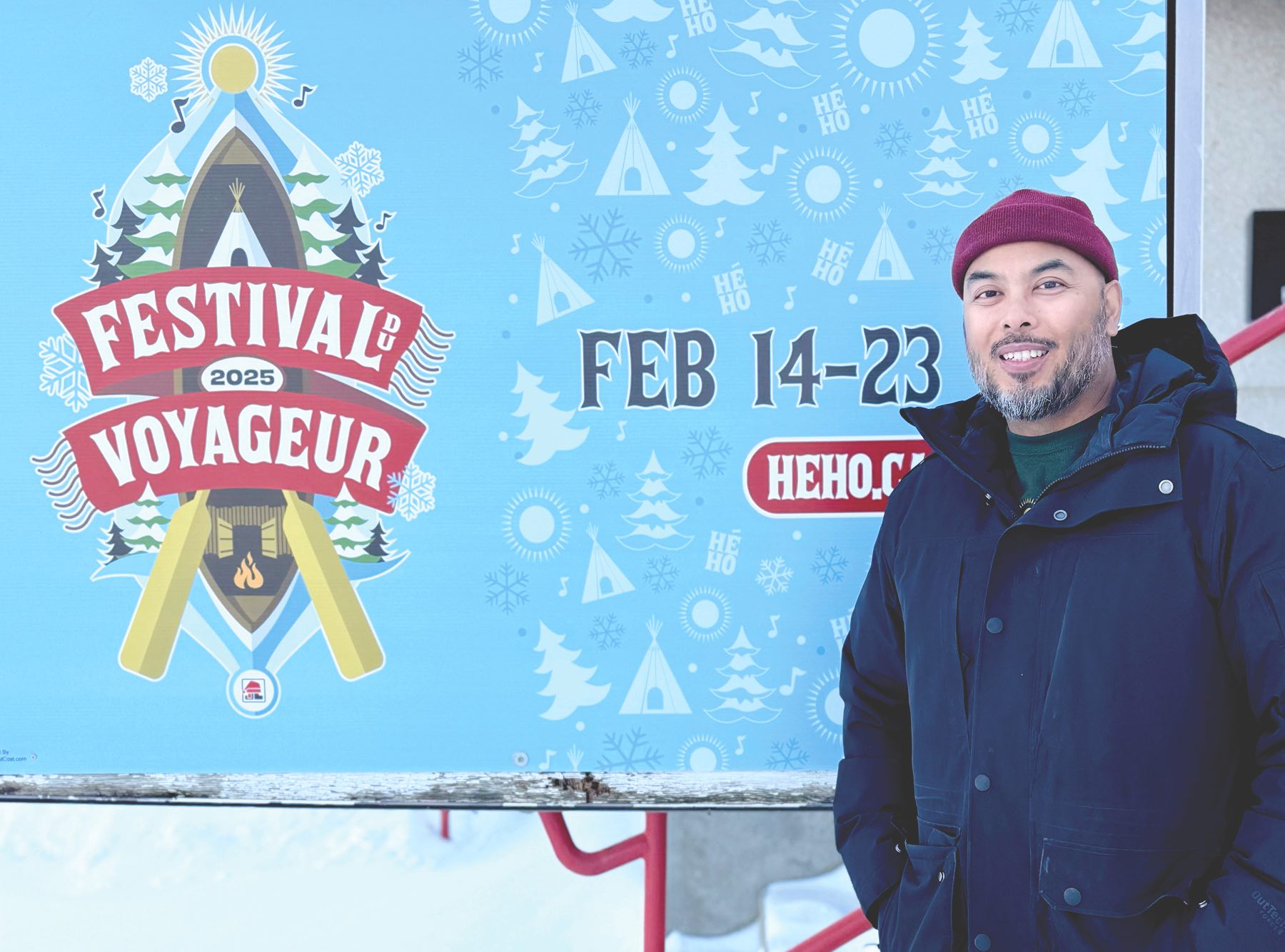 Jonato Dalayoan est le dessinateur du logo du 56e Festival du Voyageur.