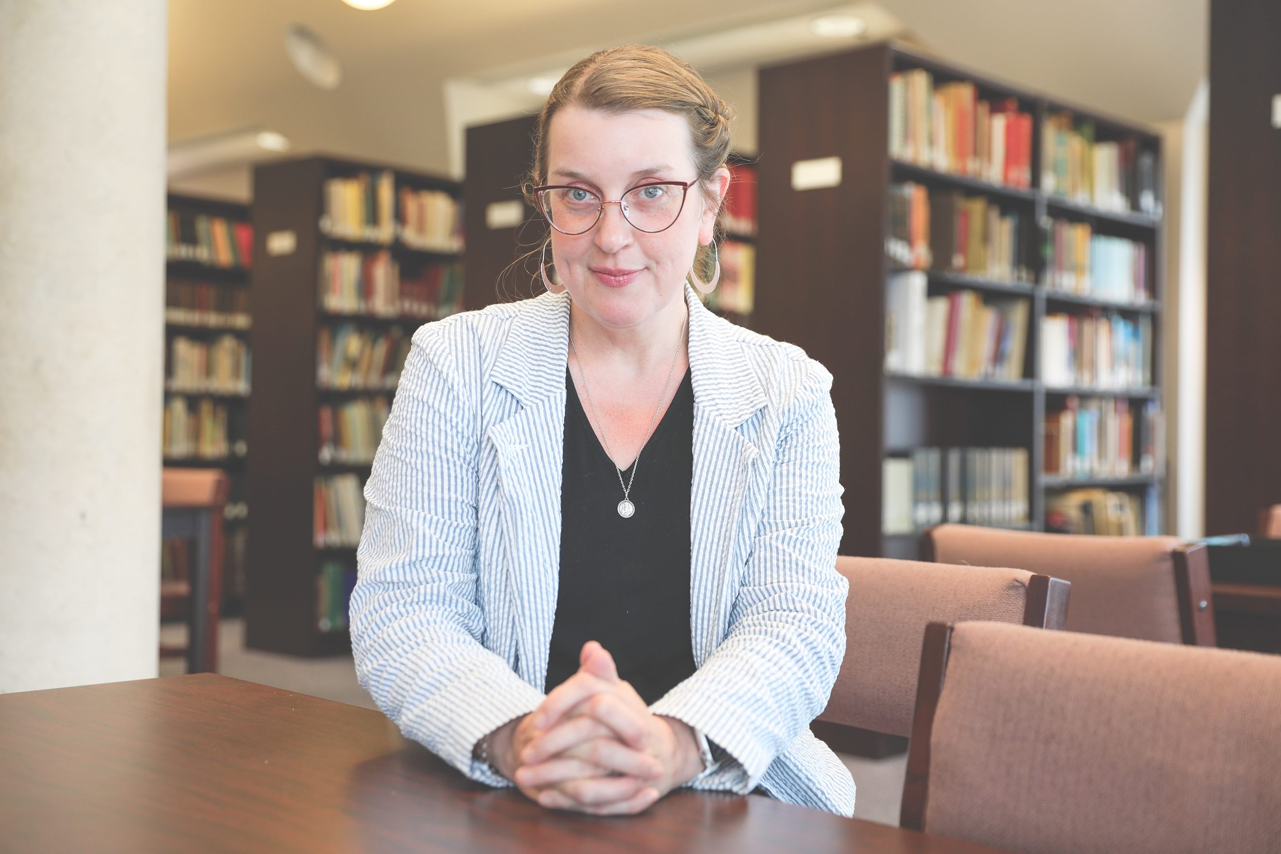 Émilie Pigeon, directrice générale de la Société historique de Saint-Boniface.