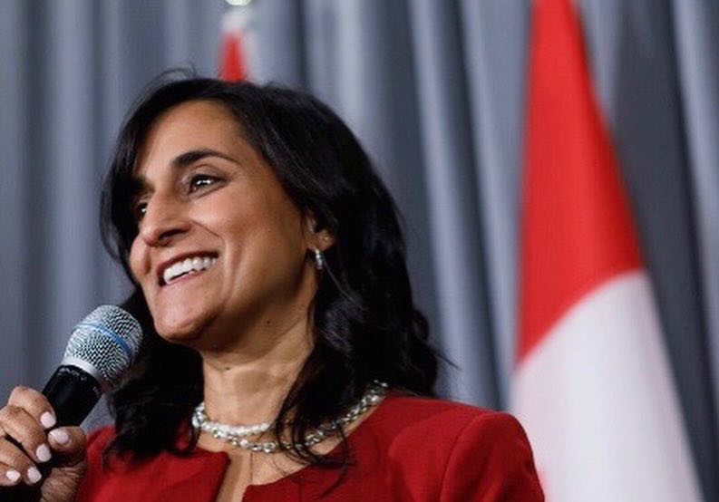 Anita Anand, ministre des Transports et du Commerce intérieur.