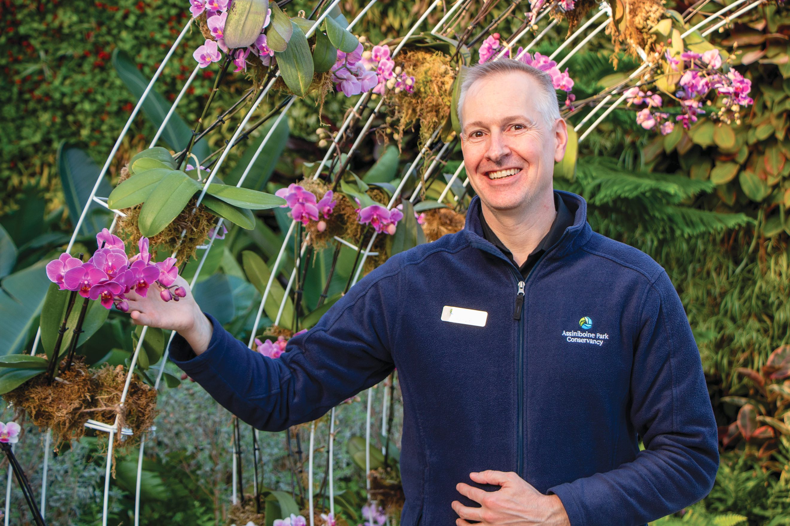 Gerald Dieleman, directeur du service d’horticulture au Assiniboine Park Conservancy.