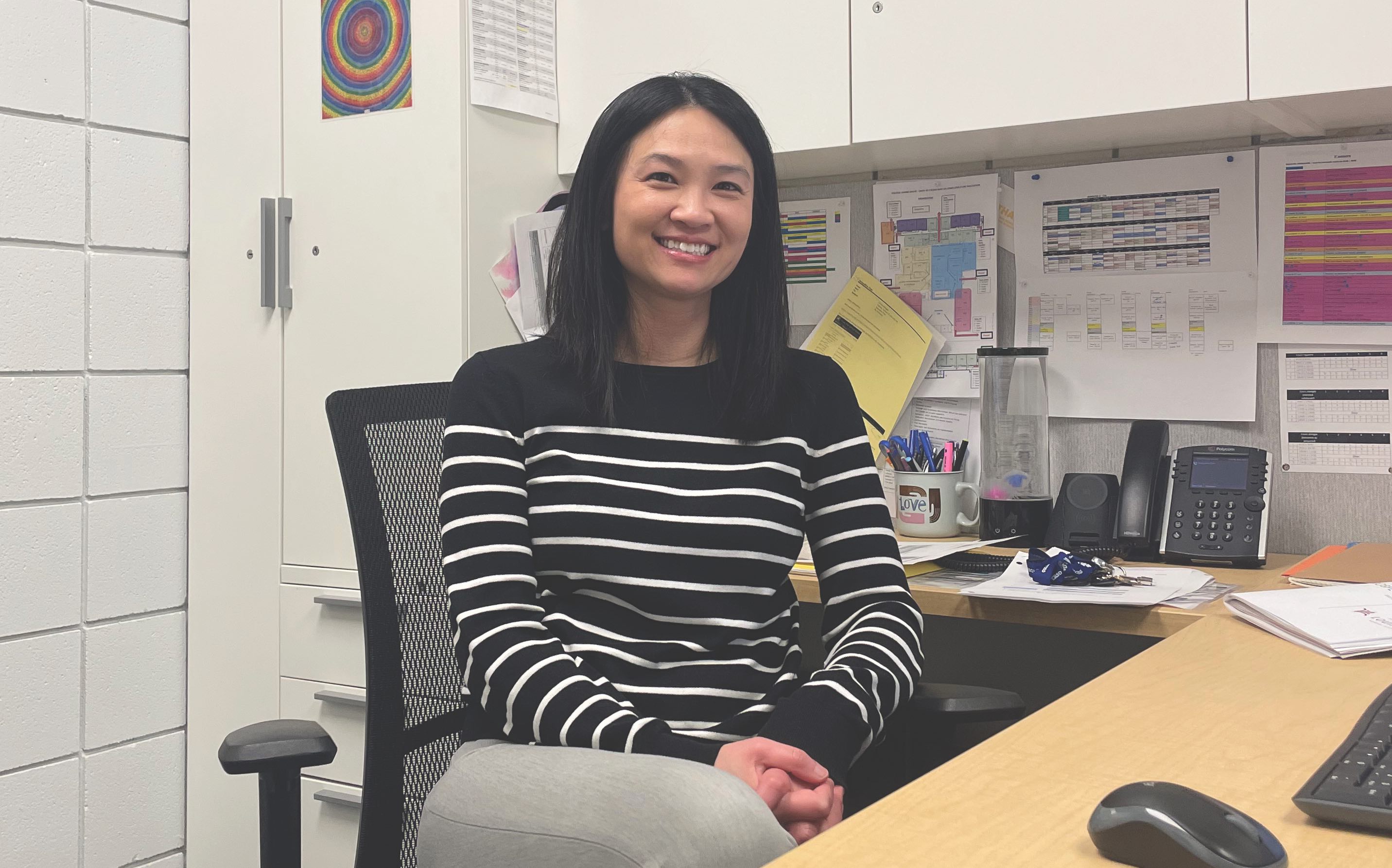 Jaclyn Chan, directrice adjointe du Collège Jeanne-Sauvé.
