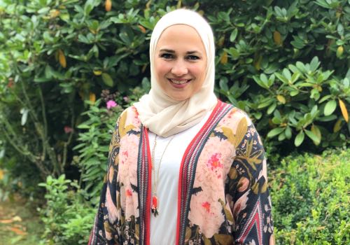 Nour Enayeh, présidente de l'Alliance des femmes de la francophonie canadienne (AFFC).