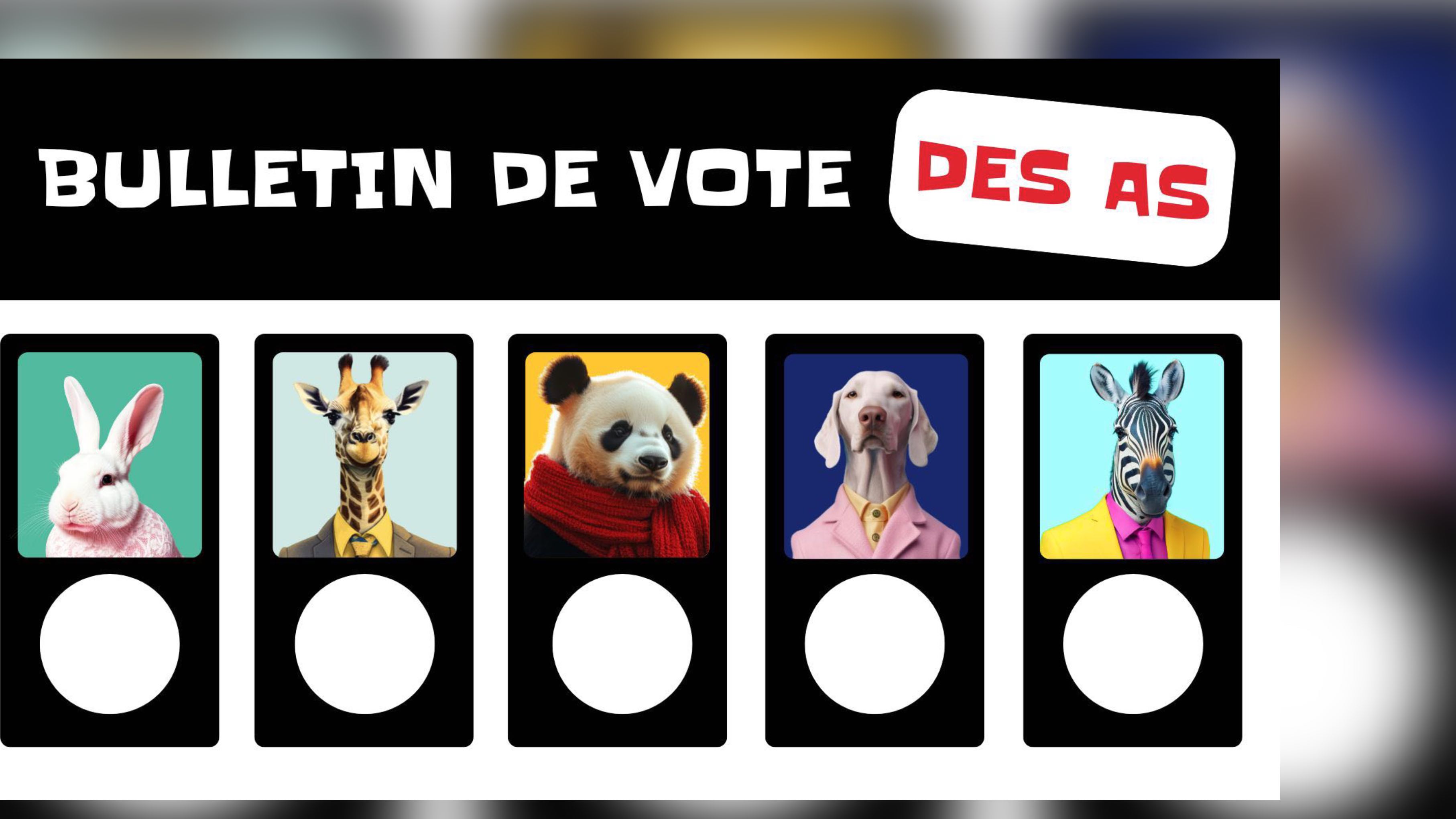 JEU! Pour qui voterais-tu?