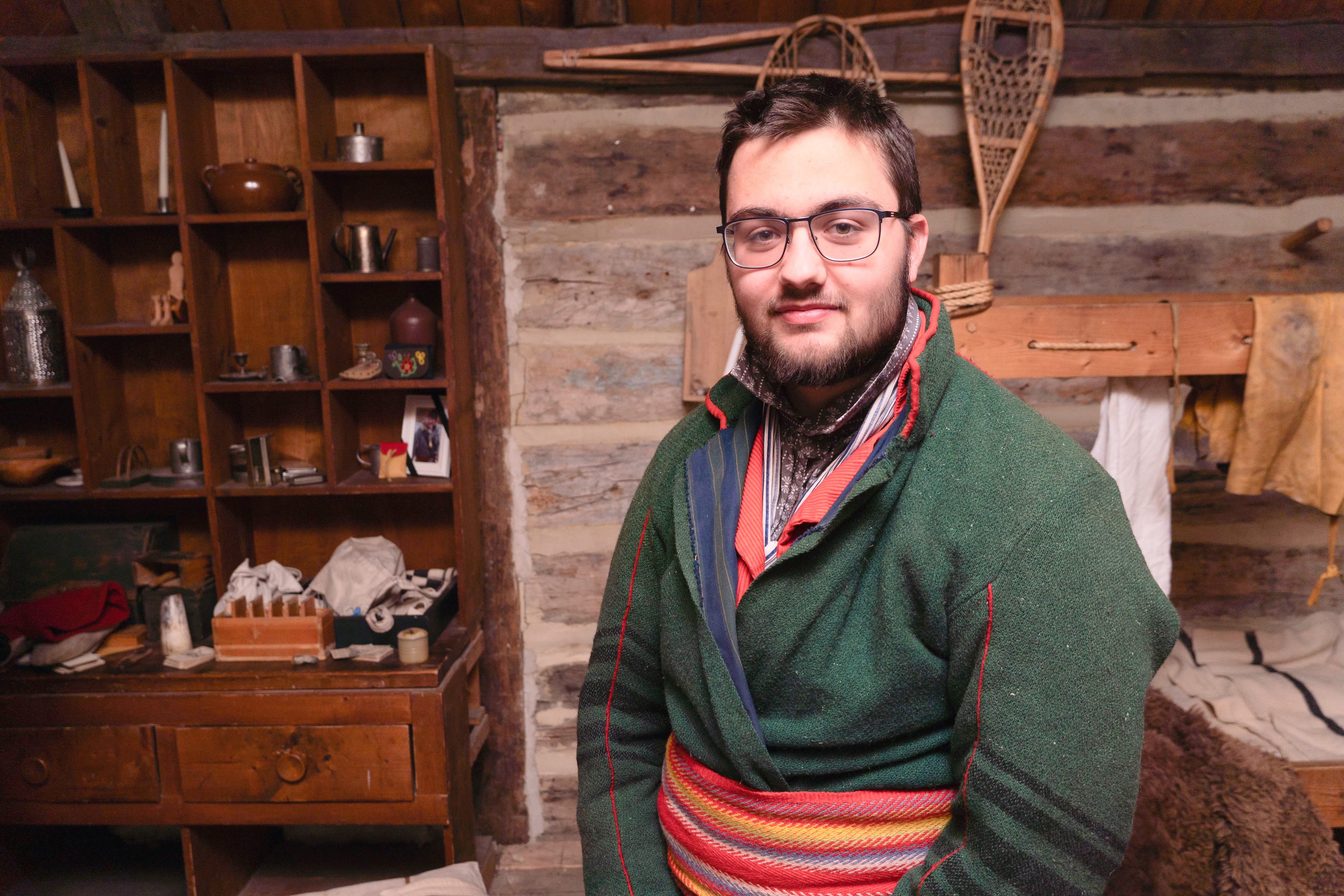 Beaudry Labossière est un jeune Franco-Métis et étudiant à l’Université Saint-Boniface.