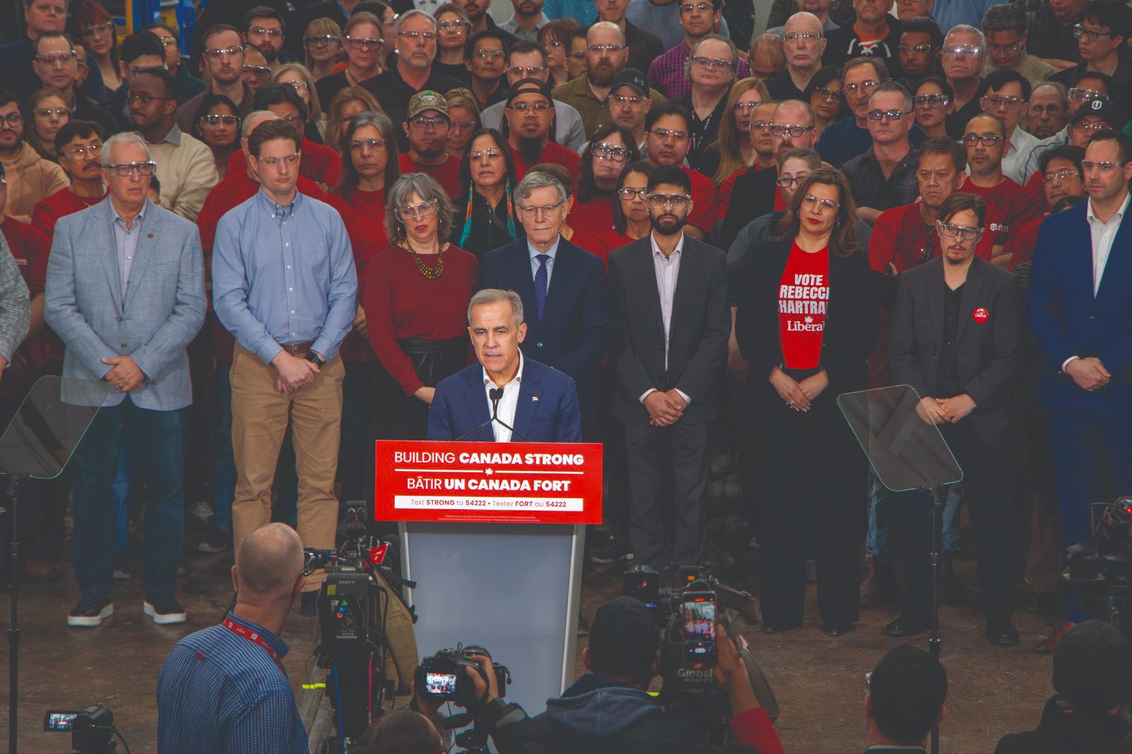 Mark Carney pendant sa campagne électorale