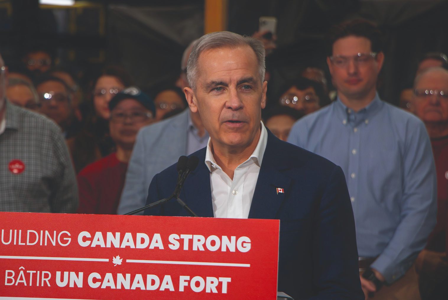 Mark Carney, premier ministre du Canada. (photo : Hugo Beaucamp)