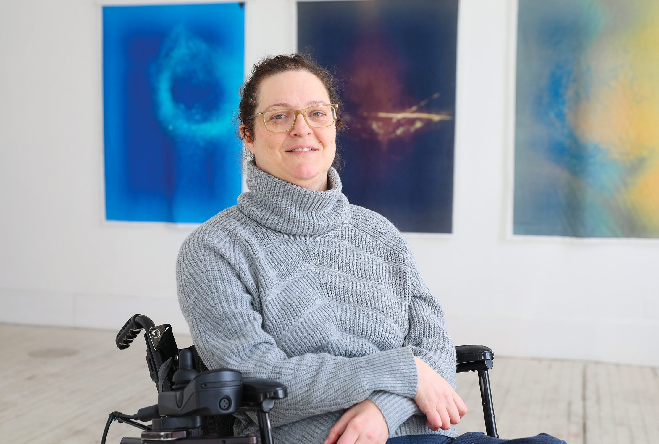 Yvette Cenerini, commissaire de l’exposition.