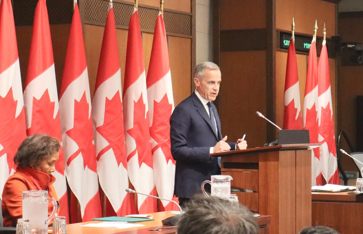 Mark Carney s’adresse à son caucus, le dimanche 25 mai, pour donner les lignes directrices des travaux qu’il souhaite entreprendre avant l’été.